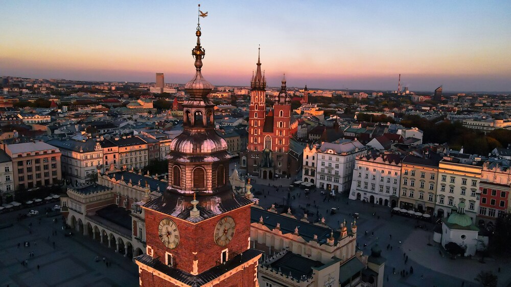 Image of the Krakow city skyline
